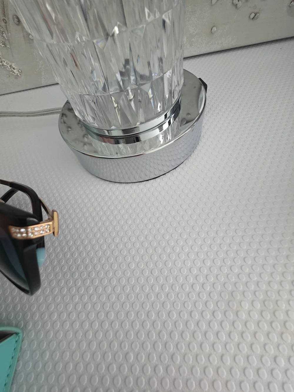 Tiffany & Co. Black Frame Sunglasses with Blue Gradient Lenses
